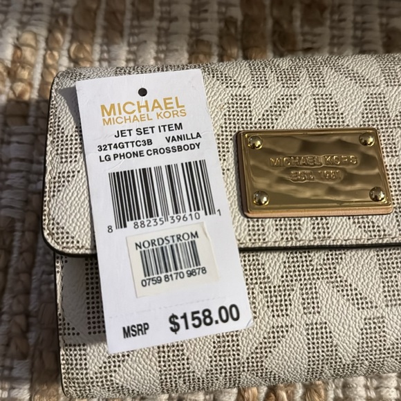 Michael Kors JET SET LEATHER HANDBAG - Picture 4 of 4